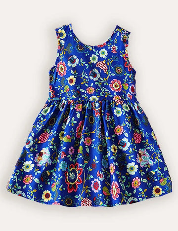 Floral Print Sleeveless Dress